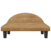 Hondenmand 70x52x30 cm fluweel bruin