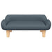Hondenmand 70x40x24 cm stof donkergrijs