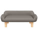 Hondenmand 70x40x24 cm stof taupe