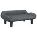 Hondenmand 70x40x24 cm fluweel donkergrijs