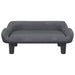Hondenmand 70x40x24 cm fluweel donkergrijs