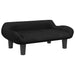 Hondenmand 70x40x24 cm fluweel zwart
