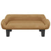 Hondenmand 70x40x24 cm fluweel bruin