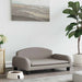 Hondenmand 70x45x30 cm stof taupe