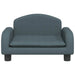 Hondenmand 50x40x30 cm stof donkergrijs