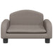 Hondenmand 50x40x30 cm stof taupe