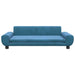 Hondenmand 100x54x33 cm fluweel blauw