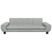 Hondenmand 100x54x33 cm fluweel lichtgrijs