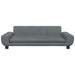 Hondenmand 100x54x33 cm fluweel donkergrijs