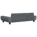 Hondenmand 100x54x33 cm fluweel donkergrijs