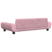 Hondenmand 100x54x33 cm fluweel roze