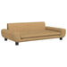 Hondenmand 100x54x33 cm fluweel bruin