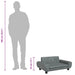 Hondenmand 70x45x33 cm fluweel donkergrijs