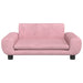 Hondenmand 70x45x33 cm fluweel roze
