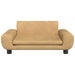 Hondenmand 70x45x33 cm fluweel bruin