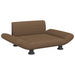 Hondenmand 70x45x28 cm stof bruin