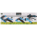Pro Garden Tuinslang Sproeikoppen Set Antraciet/Blauw