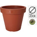 Overige Merken Ecken &Amp; Kanten Bloempot 35 Cm Plastic/Terracotta