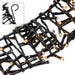 S.i.a. Decoratie Led Ring 38 Cm 300 Led'S Warm Wit Zwart