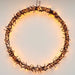S.i.a. Decoratie Led Ring 58 Cm 500 Led'S Warm Wit Zwart