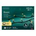 Lumineo Led Snoer 240 Led'S 1800 Cm Soft Gold Zwart