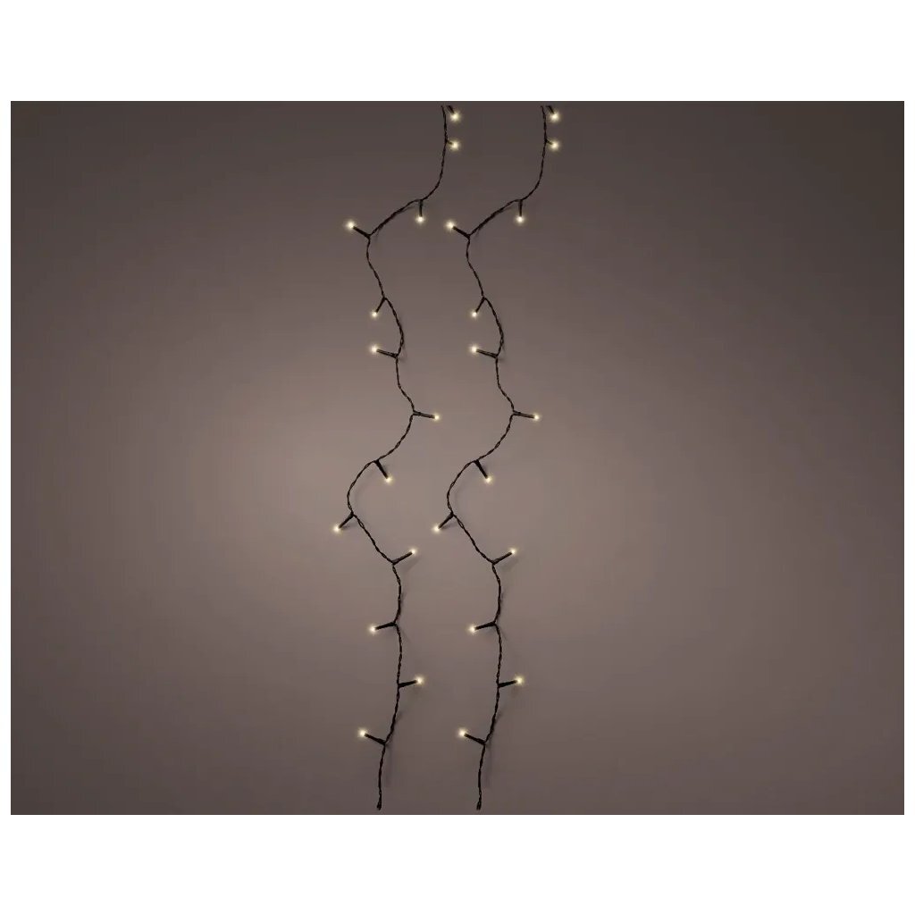 Lumineo Led Snoer 240 Led'S 1800 Cm Soft Gold Zwart