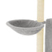 Kattenmeubel met sisal krabpalen 96,5 cm lichtgrijs