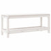 Tuinbank 108x35x45 cm massief grenenhout wit