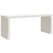 Tuinbankje verlengbaar 212,5x40,5x45 cm massief grenenhout wit
