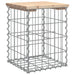Tuinbank schanskorfontwerp 33x31x42 cm massief grenenhout