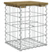 Tuinbank schanskorfontwerp 33x31x42 cm geïmpregneerd grenenhout