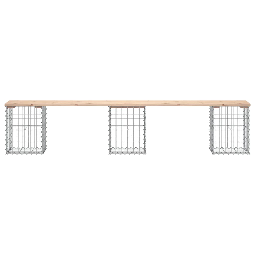 Tuinbank Schanskorfontwerp 203x31x42 cm massief grenenhout
