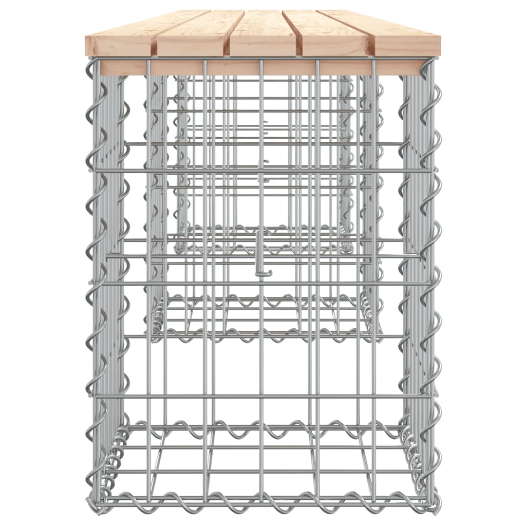 Tuinbank Schanskorfontwerp 203x31x42 cm massief grenenhout