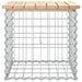 Tuinbank schanskorfontwerp 43x44x42 cm massief grenenhout