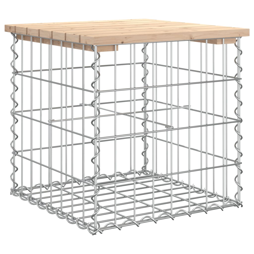 Tuinbank schanskorfontwerp 43x44x42 cm massief grenenhout