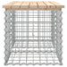 Tuinbank Schanskorfontwerp 103x44x42 cm massief grenenhout