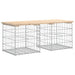 Tuinbank Schanskorfontwerp 103x44x42 cm massief grenenhout
