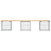 Tuinbank Schanskorfontwerp 203x44x42 cm massief grenenhout