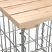 Tuinbank Schanskorfontwerp 203x44x42 cm massief grenenhout