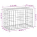 Tuinbank schanskorfontwerp 63x31,5x42 cm massief grenenhout