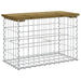 Tuinbank schanskorfontwerp 63x31,5x42 cm geïmpregneerd hout