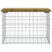 Tuinbank schanskorfontwerp 63x31,5x42 cm geïmpregneerd hout