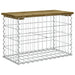Tuinbank schanskorfontwerp 63x31,5x42 cm geïmpregneerd hout