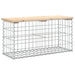Tuinbank schanskorfontwerp 83x31,5x42 cm massief grenenhout