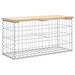 Tuinbank schanskorfontwerp 83x31,5x42 cm massief grenenhout