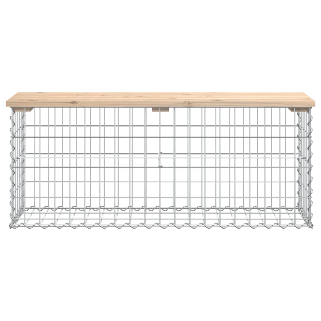 Tuinbank schanskorfontwerp 103x31,5x42 cm massief grenenhout