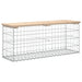 Tuinbank schanskorfontwerp 103x31,5x42 cm massief grenenhout