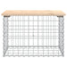 Tuinbank schanskorfontwerp 63x44x42 cm massief grenenhout