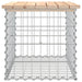 Tuinbank schanskorfontwerp 63x44x42 cm massief grenenhout