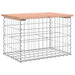 Tuinbank schanskorfontwerp 63x44x42 cm massief douglashout